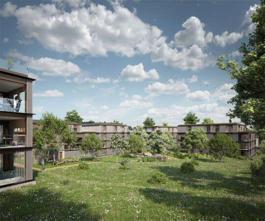 Wohnüberbauung Dorfstrasse «The Moss», Kilchberg